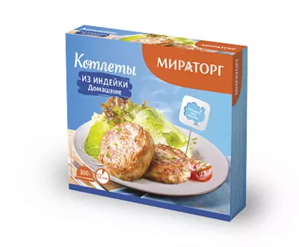 Котлеты из индейки домашние 300г Мираторг