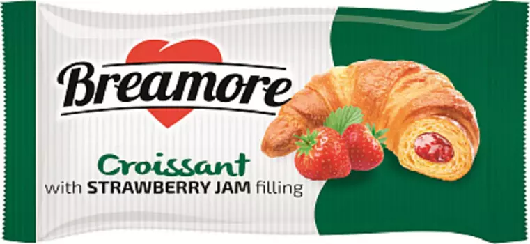Круассан с клубничным джемом Breamore