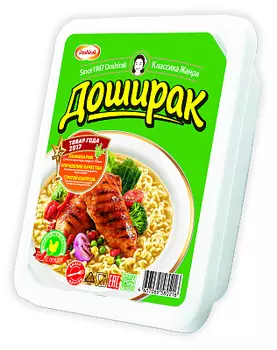 Лапша быстрого приготовления Куриная с перцем Доширак
