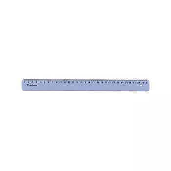 Линейка пласт. 30см прозрач. тониров. Hatber