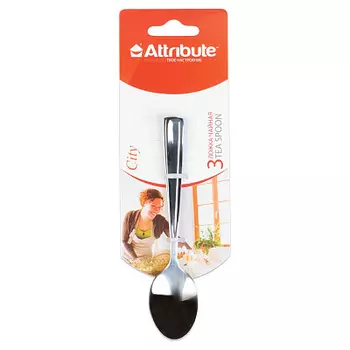 Ложка чайная City 3шт Attribute Cutlery