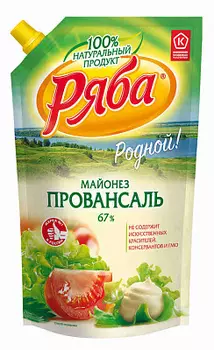 Майонез Провансаль 67% Ряба 0.744 кг.