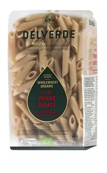 Макароны №145 Пенне Ригате Биолоджика с отрубями Delverde