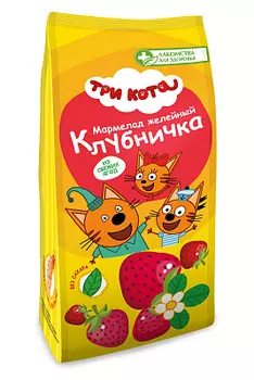 Мармелад желейный Клубничка Три кота