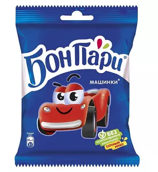 Мармелад жевательный фигурный машины 120г БОН ПАРИ