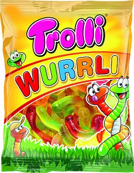 Мармелад жевательный вкус фруктов Червячки Trolli