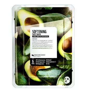Маска тканевая для лица АВОКАДО СМЯГЧЕНИЕ SUPERFOOD SALAD FOR SKIN