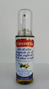 Масло оливковое рафинированное с добавлением нерафинированного масла спрей Cassetta