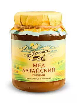 Мед Алтайский горный 350г Из Овсянниково