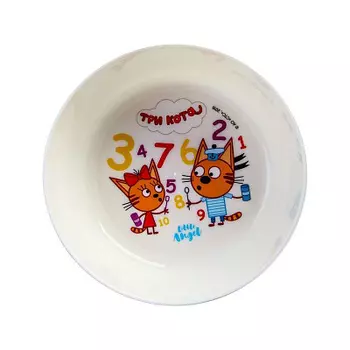 Миска детская ТРИ КОТА Обучайка. 430мл