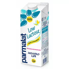 Молоко низколактозное Low lactose Edge 1.8% 1л Parmalat
