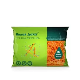 Морковь резанная 250г Белая Дача