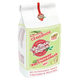 Мороженное пломбир Семейное фисташка Чистая Линия