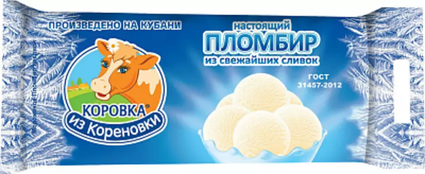 Мороженое пломбир Коровка из Кореновки 1 кг.