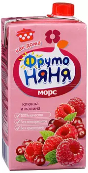 Морс из клюквы ФрутоНяня