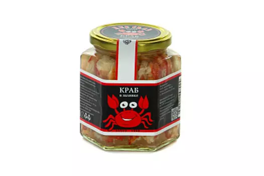 Мясо камчатского краба в солевой заливке Высший сорт RED CRAB