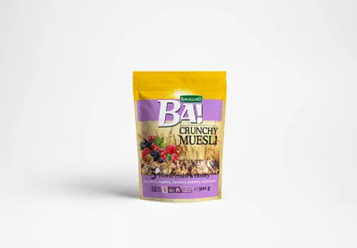 Мюсли хрустящие с медом и лесными ягодами BA! Bakalland