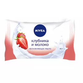 Мыло-уход Клубника и молоко Nivea