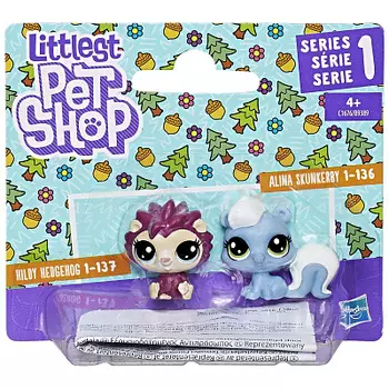 Набор игровой Littlest Pet Shop 2 пета.
