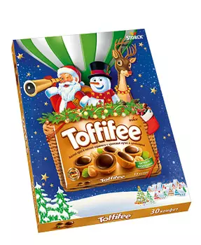 Набор конфет "Toffifee" Санта Новый год Storck