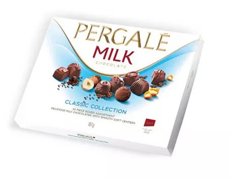 Набор конфет Зимняя коллекция молочный шоколад Pergale