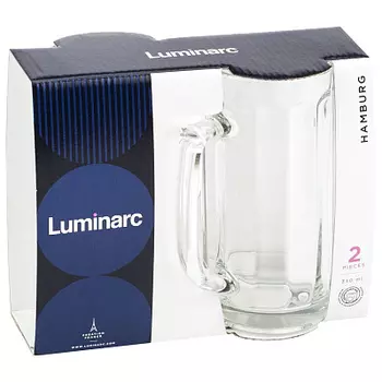 Набор кружек д/пива Гамбург 2шт 330мл Luminarc