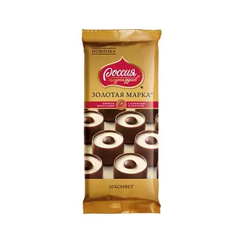 Набор шоколадных конфет Карамель Арахис Золотая марска