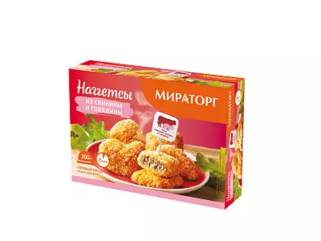 Наггетсы из свинины и говядины