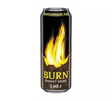 Напиток энергетический Лимонный Лед Burn 0.449 л.