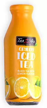 Напиток безалкогольный негазированный Черный чай со вкусом лимона Tea 4 u