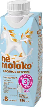 Напиток овсяный специализированный обогащенный витаминами и минеральными веществами с 8 мес Nemoloko