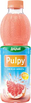 Напиток сокосодержащий "Pulpy" грейпфрут Добрый 0.9 л.