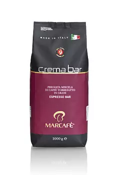 Натуральный жареный кофе CREMA BAR в зернах MARCAFE