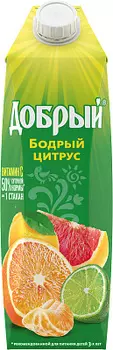 Нектар "Добрый" бодрый цитрус