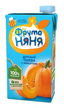 Нектар "ФрутоНяня" тыквенный с мякотью
