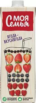 Нектар Ягодно-фруктовый микс 0.95л Моя семья