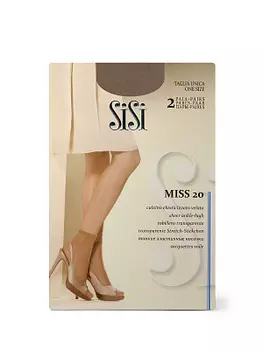 Носки женские 20 den 2 пары Miele Sisi Miss