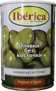 Оливки без косточек IBERICA 420 гр.