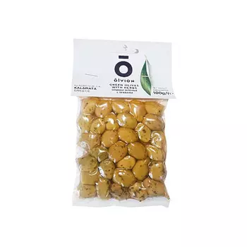 Оливки зеленые с травами Olvion вакуум