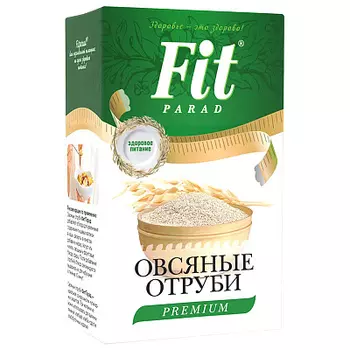 Отруби овсяные 400г FIT parad