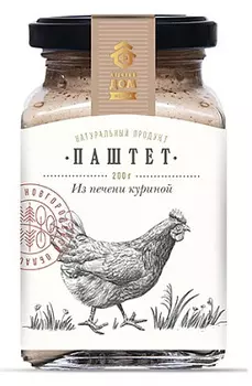 Паштет из печени куриной Медовый дом ферма