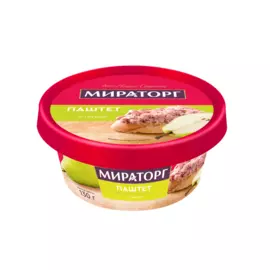 Паштет с грушей 130г Мираторг