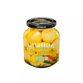 Патиссоны маринованные Мини с пряной зеленью Лукашинские