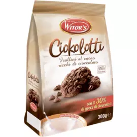 Печенье из какао с шоколадными каплями Witor’s Spa