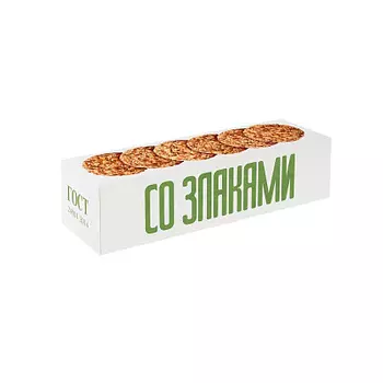 Печенье овсяное классическое на сливочном масле 5 злаков Полет