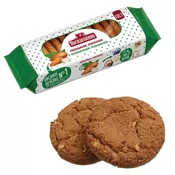 Печенье овсяное с миндалем Посиделкино