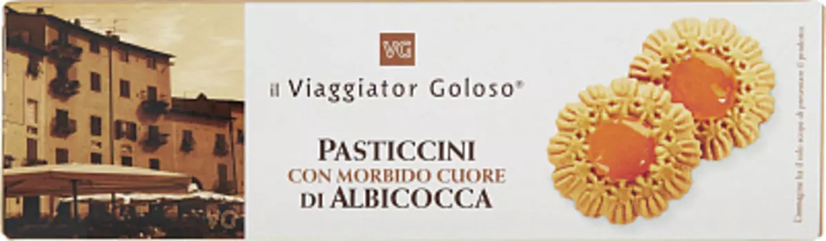 Печенье пастичини с абрикосом Il Viaggiator Goloso