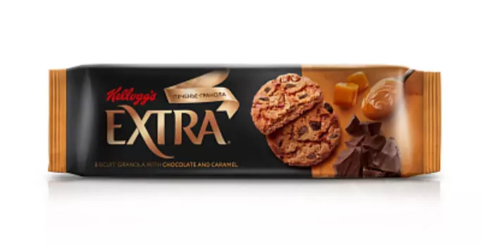 Печенье сдобное Гранола с шоколадом и карамелью Kellogg's