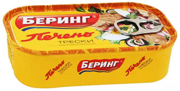 Печень трески Беринг