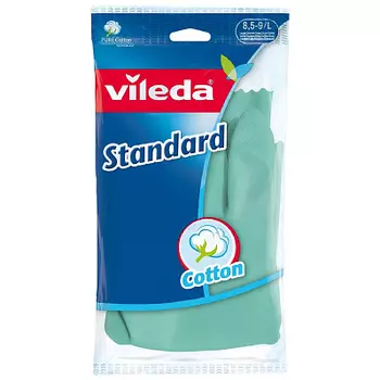 Перчатки Стандард с напыл. р-рL Vileda